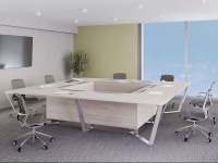 Серия переговорных столов Steel Meet