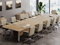 Серия переговорных столов Steel Meet