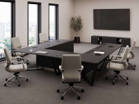 Серия переговорных столов Steel Meet