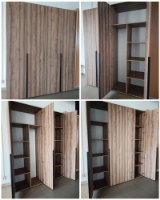 Современные распашные шкафы для дома